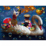 5D DIY Teemantmaal Luik Multifilm Mees Teemanttikandid Mosaiik Ristpistes Rhinestone 20X30CM