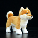 Armsa koeranuku simulatsioon jaapani shiba inu akita koerakujuke seisva koera pl&uuml;&uuml;sist m&auml;nguasjad 28cm