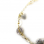 Les Tr&eacute;sors De Lily [D7984] - Bracelet Plaqu&eacute; Or 'Balade Romantique' kuld