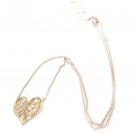 Les Tr&eacute;sors De Lily [J9374] - Collier Plaqu&eacute;-Or 'Love' kuld
