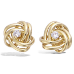 Les Tr&eacute;sors De Lily [P1235] - kullatud k&otilde;rvar&otilde;ngad  Harmonie  valgest kullast - 10 mm valge