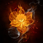 DIY teemantmaaling, lillekivi kividest ristpistes t&auml;is&uuml;mmargused teemanttikandid pildid 30x30CM