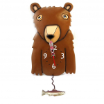 Allen Designs [M3384] - Horloge Murale 'Allen Designs' ours brun (25x20 cm) pruun