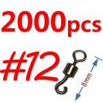 2000 tk avatud silmadega p&ouml;&ouml;rlevad p&ouml;&ouml;rlevad p&uuml;&uuml;gikonnektori terminali tarvikud Suurus 5 6 7 8 10 12 #12