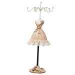 Metallist kaelakee ehted p&ouml;&ouml;rlevad k&otilde;rvar&otilde;ngad k&auml;ev&otilde;ru vitriinaluse hoidik A A