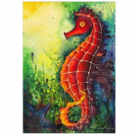 Teemantmaal t&auml;isekraanil ristpistes v&auml;ike merihobu loom 5D DIY &uuml;mar teemanttikandid 20X30CM