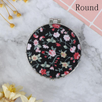 Mini Make-Up Kompaktsed taskulilled Kahepoolsed kokkuklapitavad vanaaegsed kosmeetilised peeglid Round