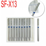 10 tk Dental Diamond FG kiired puurid, keskmised hammaste poleerimiseks 1,6 mm SF-X13 hambaravi materjalid