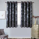 1 tk Jacquard r&otilde;duuks, 40% poolpimendav aken, r&otilde;nga t&uuml;&uuml;pi kardin elutoa jaoks Lozujoju kodusisustus W100cm x L130cm must