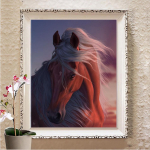 T&auml;iskandiline/&uuml;mmargune puur 5D DIY Teemantmaal, Tikand Ristpistes 5D Kodukaunistuse kingitus Full Round 20X30CM