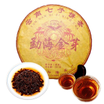 357 g K&uuml;ps Puer tee Puer teekook Menghai Golden Bud fermenteeritud must tee Yunnan