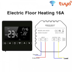 Termostaat TuYa Smart WiFi termostaat vee/elektri p&otilde;randak&uuml;te vee/gaasikatel temperatuuri regulaator wifi electric heating must