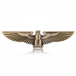 Universaalsed 3D-autokleebised Metallist kotkam&auml;rki kaunistavad autod, kere k&uuml;ljem&auml;rk pronksi