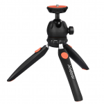 Andoer H20 mini lauastatiiv, kaasaskantav kokkupandav telefonikaamera statiivialus koos eemaldatava kuuliga oranž