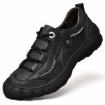 Kevadised meeste lehmanahast kingad matka- ja matkajalatsid, suured suurused 39&ndash;48 46 must