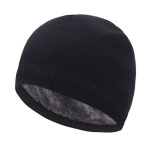 Meeste talvem&uuml;tsid naistele Nokam&uuml;tsid Kootud M&uuml;ts Skullies &Auml;&auml;risteta m&uuml;ts Gorras Bonnet Sport Meeste Beanie Soe paks talvem&uuml;ts 54-60CM must