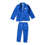 Kevad-s&uuml;gis pidulik poiste &uuml;likonnakomplekt Laste peokorraldaja pulmakost&uuml;&uuml;m V&auml;ikeste laste bleiserp&uuml;ksid r&otilde;ivakomplektid 120cm kuninglik sinine v&auml;rv