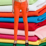 Naiste seksikad Candy Pencil P&uuml;ksid vabaaja pikad venivad teksad M oranž