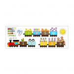 Rongi mustriga seinakleebised Anti-demed PVC numbrite &otilde;ppimise seinakleebis Wall Sticker