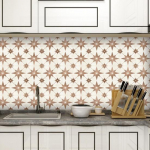 10 tk veekindel kleebis Eemaldatav plekikindel mustri tr&uuml;kkimine Moodne dekoratiivne vannitoa seina mosaiikkleebised majapidamistarbed