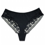 Puhast puuvillast &uuml;hev&auml;rvilised pitsist p&uuml;ksid naistele, suures suuruses L-5XL naiste seksikas pesu, keskmise k&otilde;rgusega stringid 5XL