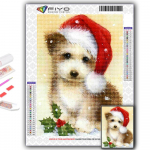 5D teemantmaaling t&auml;isteemantidega armsad v&auml;ikesed loomad kass, koer, panda teemantmaal K&auml;sitsi valmistatud teemantmosaiikmaal Kodukaunistus Full Round 20X30CM