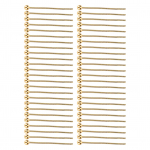 50 tk kuulpea n&ouml;&ouml;pn&otilde;elad ehteripats. DIY k&auml;sit&ouml;&ouml;helmeste valmistamise osad, tarvikud Gold 20mm