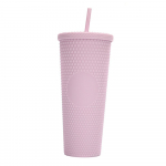 710ML/24OZ suure mahutavusega veetass, t&auml;ielikult naastrehviga matt trummel, korduvkasutatav plasttops koos laia avanemisega lekkekindla kaanega k&otilde;rs