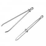 3tk R&otilde;ivaklambrid &Otilde;mblemine Ise-tegemise t&ouml;&ouml;riistad Elastne lint teip Punch ristpistes niit kulumise elastne klamber 3pcs