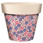 Les Tr&eacute;sors De Lily [A2050] - bambusest istutusmasin 'Fleurs' roosa lilla beež - 17x15 cm lilla