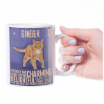 Les Tr&eacute;sors De Lily [R1789] &ndash; lilla keraamiline kruus  Cats  (ingver) - 95x80 mm lilla