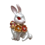 Les Tr&eacute;sors De Lily [R8519] &ndash; valge j&auml;nesepross &ndash; 32x20 mm valge