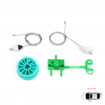 BWR5281 Elektrilise akna t&otilde;stuki remondikomplekt Esipoolne Vasakpoolne Uks Fiat Punto MK2 188 188AX 1999-2005 3/5 Ust 0046536312