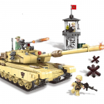 XB06021 City Military II maailmas&otilde;ja seeria 99 tank, mis paneb kokku v&auml;ikestest osakestest ehitusplokid, laste &otilde;ppem&auml;nguasjad, karbita
