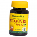 Vitamiin D3, vitamiin D3 2500, Nature's Plus 90 geelkapslit (36375147) 90softgels