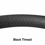 Must PU kunstnahast roolikatetega Mazda MX-5 MX5 Miata NB 1998-2003 2004 2005 RX-7 RX7 1999-2001 Black Thread