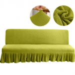 Polari fliiskangast k&auml;eta diivanvoodi kate, veniv, pestav suur elastne k&auml;eta lahtik&auml;iv diivanvoodi kate elutoa kaunistamiseks S Size  120-150CM roheline