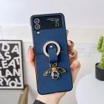 Armas Jeweled Gem Bee Crossbody kaelapael telefoni&uuml;mbris Samsung Galaxy Z Flip 3 Flip 4 kaitse&uuml;mbris Z Flip3 Flip4 5g Funda jaoks For-Galaxy Z Flip 3