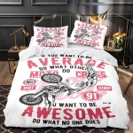 3D v&otilde;idus&otilde;idu voodipesukomplekt klassikaline mootorratta teki- ja padjap&uuml;&uuml;r, 2/3 t&uuml;kki kodukaunistus poiste ja meeste tubadele Baby 100x135cm