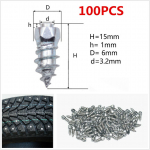 100 x 15 mm teraskere koos karbiidist automaasturi sissekruviga rehvi naastude naeltega ratta naastud