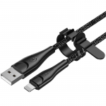 USAMS 2A 1m 2m 3m Micro USB Type C Lightning Telefoni Laadimise Andmeedastus Punutud Kaabel iPhone 13 12 11 Huawei Samsung Xiaomi Redmi jaoks 2M For Type C punane