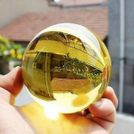 40 mm kunstlik tsitriin, mis t&auml;hendab kodupalli tervendavat kera Lucky Rooma kaunistus