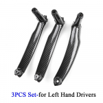 Auto s&uuml;sinikkiust LHD RHD siseuks vasak parem k&auml;etugi t&otilde;mba k&auml;epideme katte trimmi &uuml;mbervahetamine BMW X5 X6 E70 E71 E72 jaoks RHD 3PCS Set