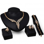 Pulma pulmapidu Laineline Rhinestone Choker kaelakee K&auml;ev&otilde;ru S&otilde;rmuste K&otilde;rvar&otilde;ngaste Komplekt