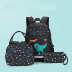 Dinosaurushai koolikotid poistele P&otilde;hiseljakotid T&uuml;drukute koolikotid lastele 3 komplekti suured raamatukotid Mochila Infantil 44cm*30cm*18cm