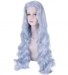 80 cm Anime My Hero Academia Eri naiste pikad lokkis parukas Cosplay kost&uuml;&uuml;m Boku no Hero Academia kuumakindlad s&uuml;nteetilised juuksed parukad One Size taevasinine v&auml;rv