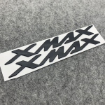 Mootorratta tarvikud paagi k&uuml;ljekaane 3D kleebis XMAX kirjaga logo Yamaha XMAX125 250 300 400 xmax jaoks must
