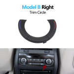 Auto kliimaseade tagumise vahelduvvoolu l&uuml;liti nupu paneeli juhtraami katte trimm BMW 5 6 7 X5 X6 seeria F10 F11 F06 F07 F01 F02 jaoks Modle A Left black