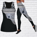 Black Diamond Pattern Print Jooga komplekt naistele Mood Treening Retuusid Fitness Sport Vabaaja joogap&uuml;ksid XS