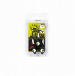 Tackle Tactics TT Big EyeZ Jig Head 1/2 untsi 5/0 Black Glow EyeZ (5154)
